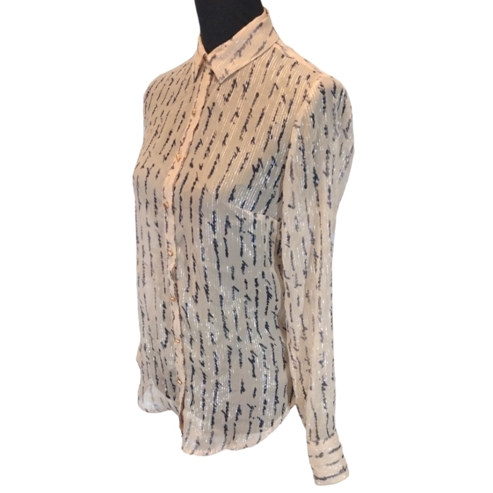A New Day Button Blouse